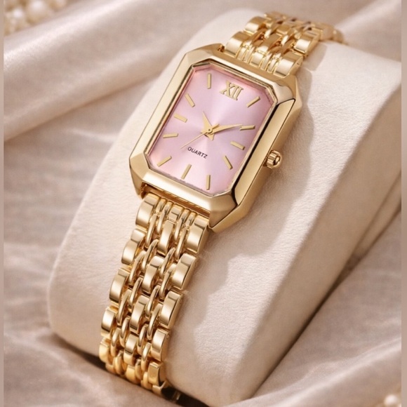 Anthropologie Accessories - Classic Pink Gold Watch